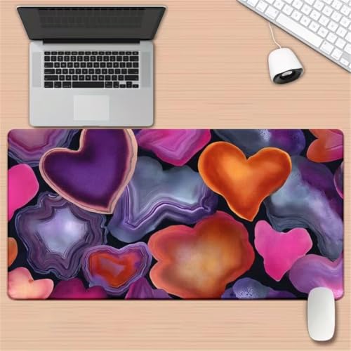Alfombrilla gaming XXL Piedra del Corazón para jugar cómodamente en ordenadores portátiles y PC