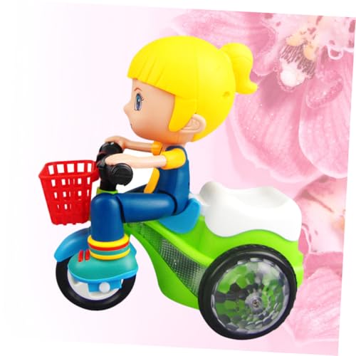 Tricycle acrobatique créatif pour amuser les enfants au parc sans pile