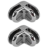 2 Way Glass and Plexiglass Connectors 3/16