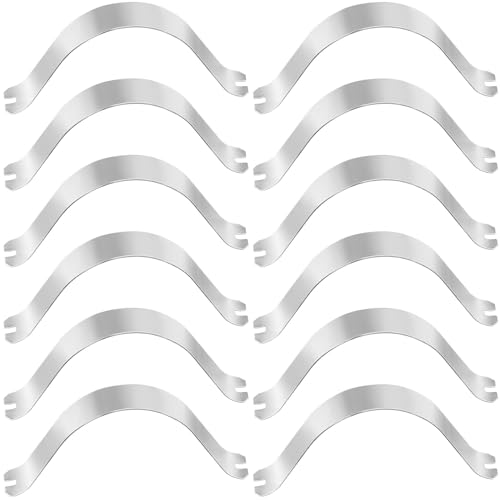 Image of HINZIC 65pcs Picture Frame Backing Clips, Metal Picture Frame Hardware 3.35Inch for DIY Picture Photo Decorative Cross Stitch Framing Tools