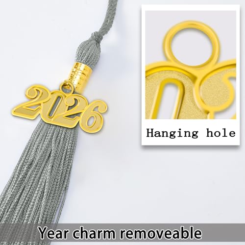 Image of Graduation Cap and Gown 2026 Matte Unisex for High School Bachelor | Heavyweight Matte Polyester, Zipper Closure, Adjustable Cap with 2026 Tassel, Sizes 39-60, Bulk Orders Available