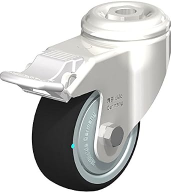 Blickle LKRXA-Path 80KD-FI-FK Swivel Caster, 3.15" Wheel Diameter, 264 lb. Load Capacity