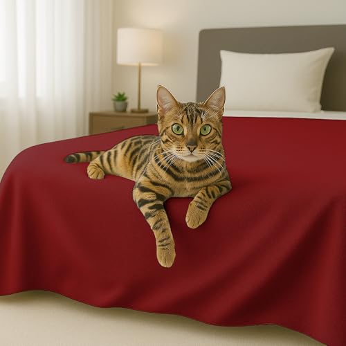 Byour3 Couvre lit Mélangé Coton Organique pour 1 Ou 2 Personnes Lit Grand Simple Double Grande Taille Couverture Résistant Grandfoulard Multi-Usage Moderne...