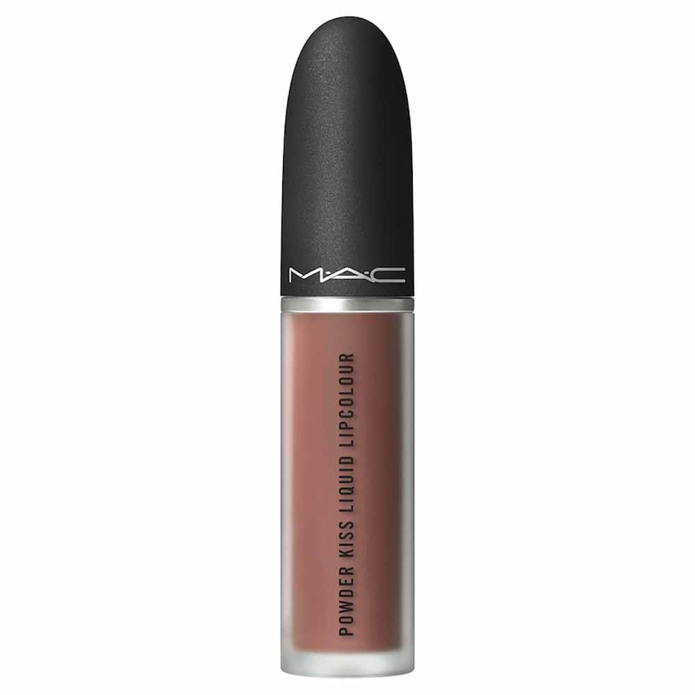 MAC Cosmetics Powder Kiss Liquid Lipcolour - 952 Taken (Warm toned light brown) .17 oz / 5 ml