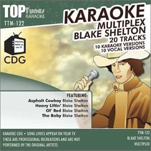 Blake Shelton Top Tunes M Series Karaoke Multiplex CDG TTM-122