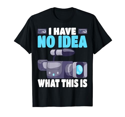 I Have No Idea This Is What Is Retro Camcorder with Tapes T�V���c