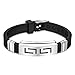 Produktbild Schmuck neues Boutique Herren Titan Stahl Silikon Armband Paperllong®