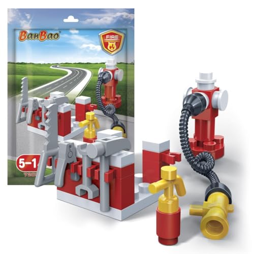 Image of Amitasha Fire Station Car Building Blocks Kit Model Vehicle Toy Set for Kids Birthday Gift Boys & Girls Educational Puzzle Mind Trick Memory Game, 173 Pcs