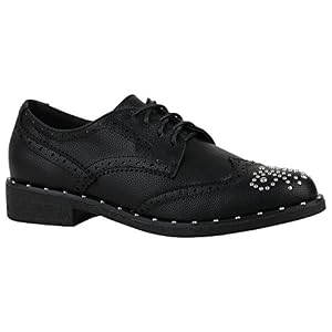 stiefelparadies stiefelparadies Damen Schuhe Halbschuhe Brogues Lack Übergrößen Schnürschuhe Blockabsatz 156803 Schwarz Nieten 41 Flandell stiefelparadies stiefelparadies Damen Schuhe Halbschuhe Brogues Lack Übergrößen Schnürschuhe Blockabsatz 156803 Schwarz Nieten 41 Flandell