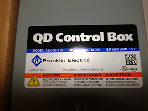 Franklin Electric 1 Hp Submersible Water Pump Control Box #TOP3