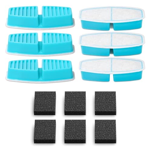 6 Filters + 6 Sponges for Cat Fountain