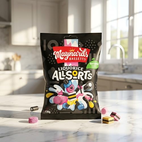 Maynards Bassetts Liquorice Allsorts 130g miniatura 2