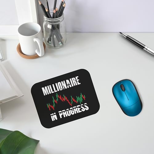 Image of WRAPPING STUDIO Millionare in Progress Mouse Pad for PC and Laptop, 24x20 cm, Anti-Slip, Smooth Surface, Marvel Design, Perfect for Office, Home & Gaming