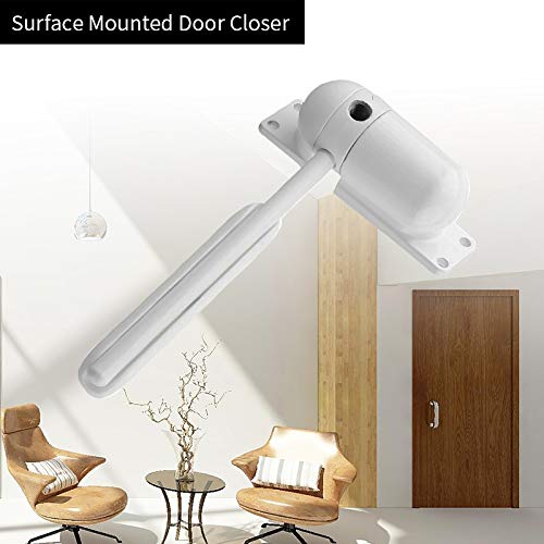 samozamykacz, Samozamykacz Białe drzwi Regulowany montaż powierzchniowy Automatyczna sprężyna zamykająca Ognioodporny odbojnik Okucia do Samozamykacze