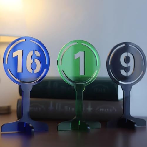 Support de numéro de table en acrylique stable pour mariages et cafés
