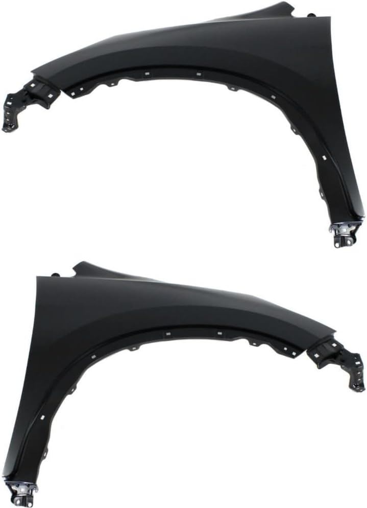 MANCHE 2pcs Quarter Panel Front Left Driver Right Passenger Side Primed Steel without Molding Holes for Honda for CR-V Ex-L/LX 2012 SE 2015-2016 14879083 HO1241184C