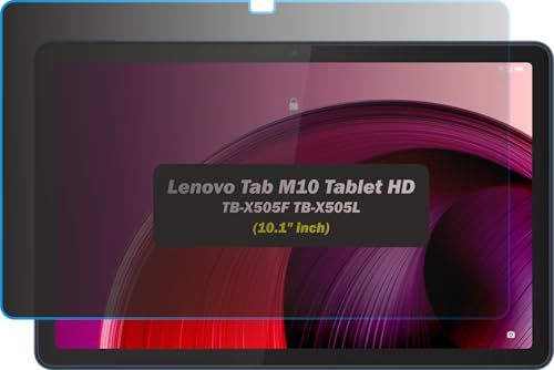 Image of Privacy Anti Peep Matte Screen Guard Compatible With Lenovo Tab M10 Tablet HD TB-X505F TB-X505L (10.1 inch Inch Tablet) Anti Spy Blue Light Block Screenguard Not a Tempered Glass Screen Protector