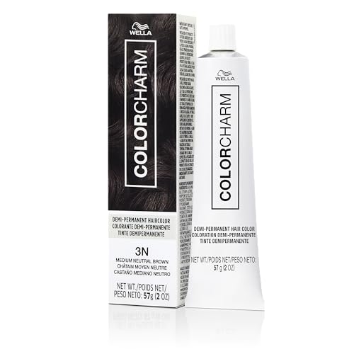 COLORCHARM Demi Permanent Hair Color 3N Medium Neutral Brown Gloss, Refresh and Tone 2 Fl Oz