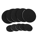 YARNOW 30 Stück Eckenschutz Kollisionspolster Runde Protektoren für Möbel Schwarz Einfach...