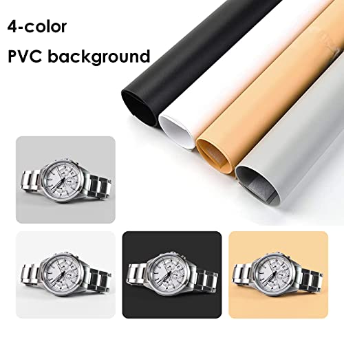 Fotostudio Set, Fotobox Lichtzelt 50×50×50 cm Tragbare Faltbares Studiobox, Foto Zelte Fotografie mit LED Beleuchtung, 4… – Bild 7