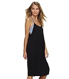 Felina Women's Radiant Chemise, Black, Large