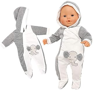 Miunana Nowe ubrania dla lalek ogólnie dla 35-45 cm, ubranka dla lalki dla niemowląt 35-45 cm, ubranka dla lalek (słoń)