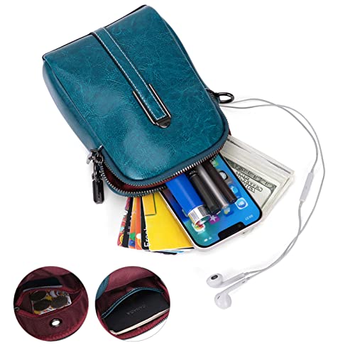 Double fermeture éclair pour ce petit sac bandoulière cuir rétro chic