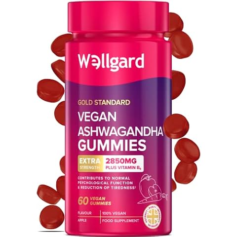 Wellgard Vegan Ashwagandha Gummies with Vitamin B6 Cover