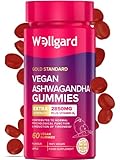 Wellgard Vegan Ashwagandha Gummies – High Strength Ashwagandha with Vitamin B6, Highly Bioavailable, 60 Gummies, UK Formulated - Image 1