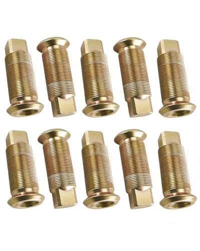 10 Pcs M-132 Wheel Inner Cap Nuts Fit for Steel Alum Wheels Right Hand