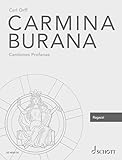 Carl Orff: Carmina Burana - Children's Choir Individual Part - Edition Schott (ED 4920-30): Cantiones profanae. soloists (STBar), mixed choir (SATB), ... 2 pianos and percussion or großEb wind band).