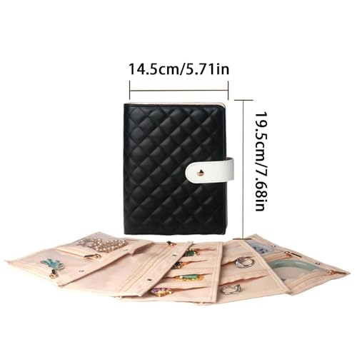 Pochette à fermeture éclair pour bijoux idéale en week-end et vacances - 7