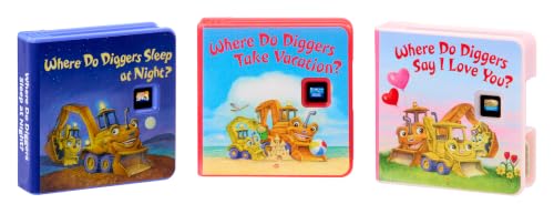 Little Tikes Story Dream Machine Random House Where Do Diggers Collection, 3 Stories, Bonus Character, Projects Storytime for Kids, Audio Play, Fun Toy, Ages 3+ Years - image 2