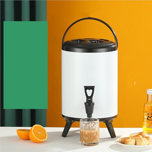 Genérico 001,8L, Termo Contenedor Térmico, Gran Capacidad con Grifo De Acero Inoxidable con Soporte para Café, Té O Vino Caliente