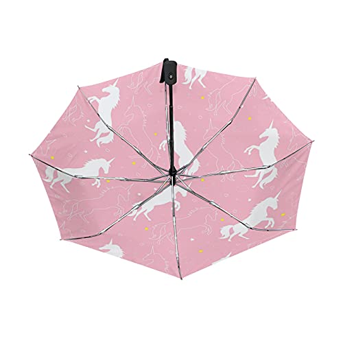 Parapluie licorne automatique : fini d'être mouillé sous la pluie