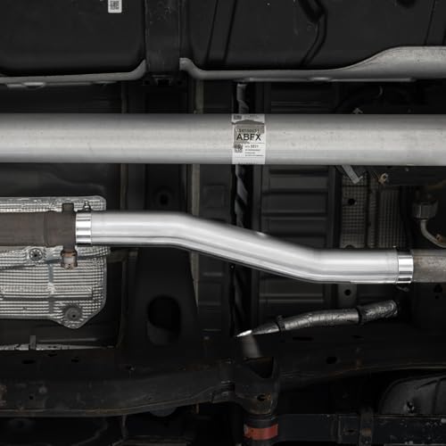 MBRP S5001409 T409 Stainless Center Section Straight Pipe — Post-Catalyst