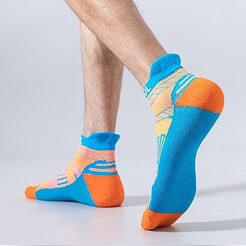 Kleurcontrast voor Heren Sportsokken Katoen Ademende Sokken Zweet Absorberen Verdikte Sokken - Afbeelding 3