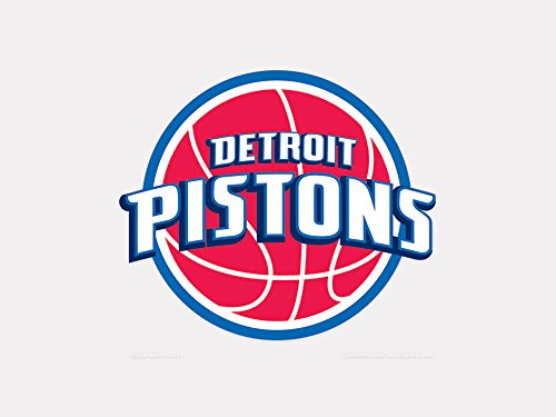 NBA Detroit Pistons Perfect Cut Color Decal, 4" x 4"