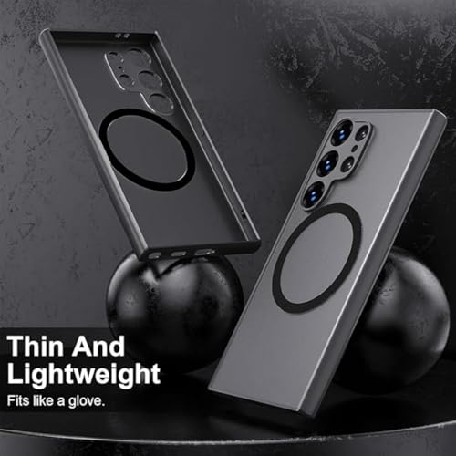 Coque aimantée S24 Plus mate verte protection antichoc - 6
