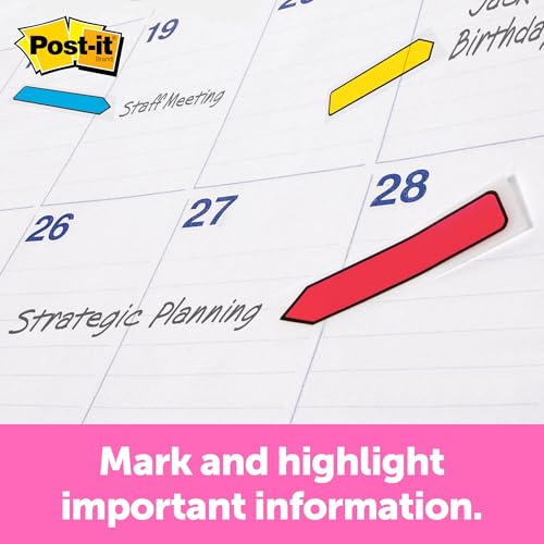 Post-it Arrow Flags, .47 x 1.7 in, Primary Colors, 4 Dispensers - image 3