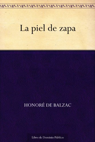 Cover of La piel de zapa (Spanish Edition)