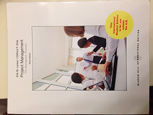 Project Management: The Managerial Process (Int'l Ed) view 2