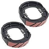 Windance 2pcs Brake Drum Shoe for Scooter Moped ATV Go-Kart Drum Brake Shoes Powersports Parts (105mm)