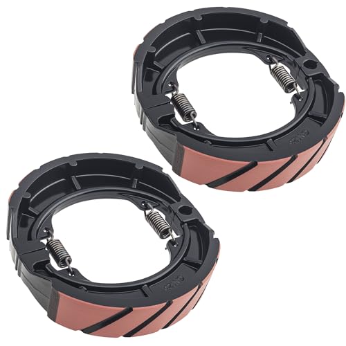 Windance 2pcs Brake Drum Shoe for Scooter Moped ATV Go-Kart Drum Brake Shoes Powersports Parts (105mm)