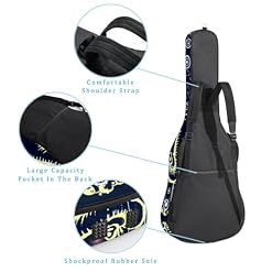 Housse de guitare en tissu Oxford épais rembourré avec boucle de suspension et sangle de cou Motif éléphant abstrait 101,6 cm, Multicolore., 42.9×16.9×4.7 in, Sac de transport tendance pour guitare - Les Beatles, Paul McCartney, John Lennon, RIngo Starr, George Harrison Housse de guitare en tissu Oxford épais rembourré avec boucle de suspension et sangle de cou Motif éléphant abstrait 101,6 cm, Multicolore., 42.9x16.9x4.7 in, Sac de transport tendance pour guitare – Image 3
