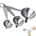 Produktbild TSKDKIT 3 Stück Trichter Edelstahl mit Langem Griff Klein Metall Trichter Mini Edelstahl Trichter zum Übertragen von Flüssigkeiten und Pulver