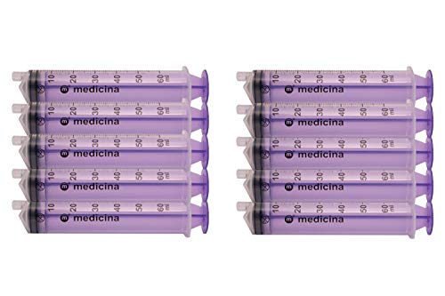Medicina ENFit Enteral Syringe 60ml, Pack of 10