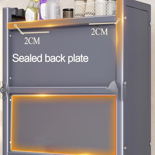 Armoire rangement salle de bain bois robuste dessus wc chic
