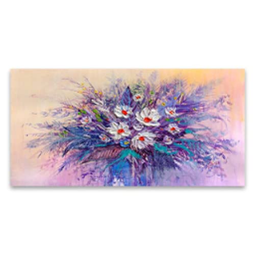 Peintures toile mur art fleurs pour raviver un mur vide sans encombrer l'espace