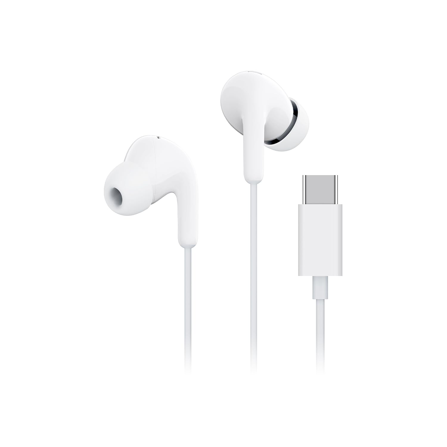 XIAOMI Auricolari Type-C Cuffie Driver 12.4mm Microfono HD IP54 Bianco